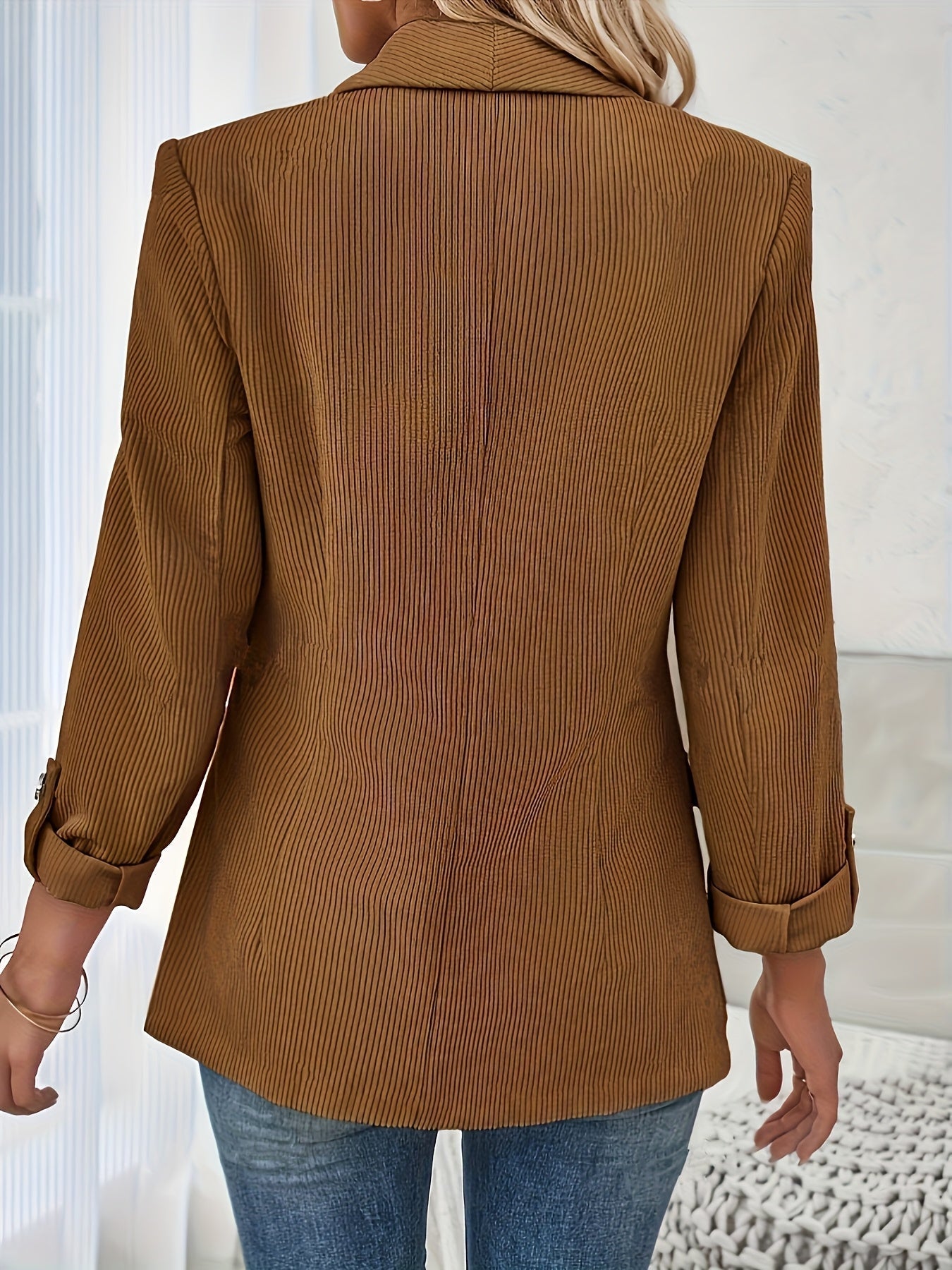 Clémence™ | Elegant Striped Blazer