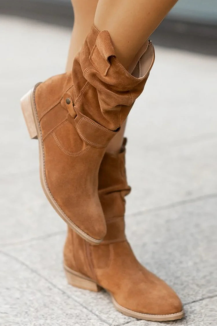 Clémence™ | Soft Suede Ankle Boots