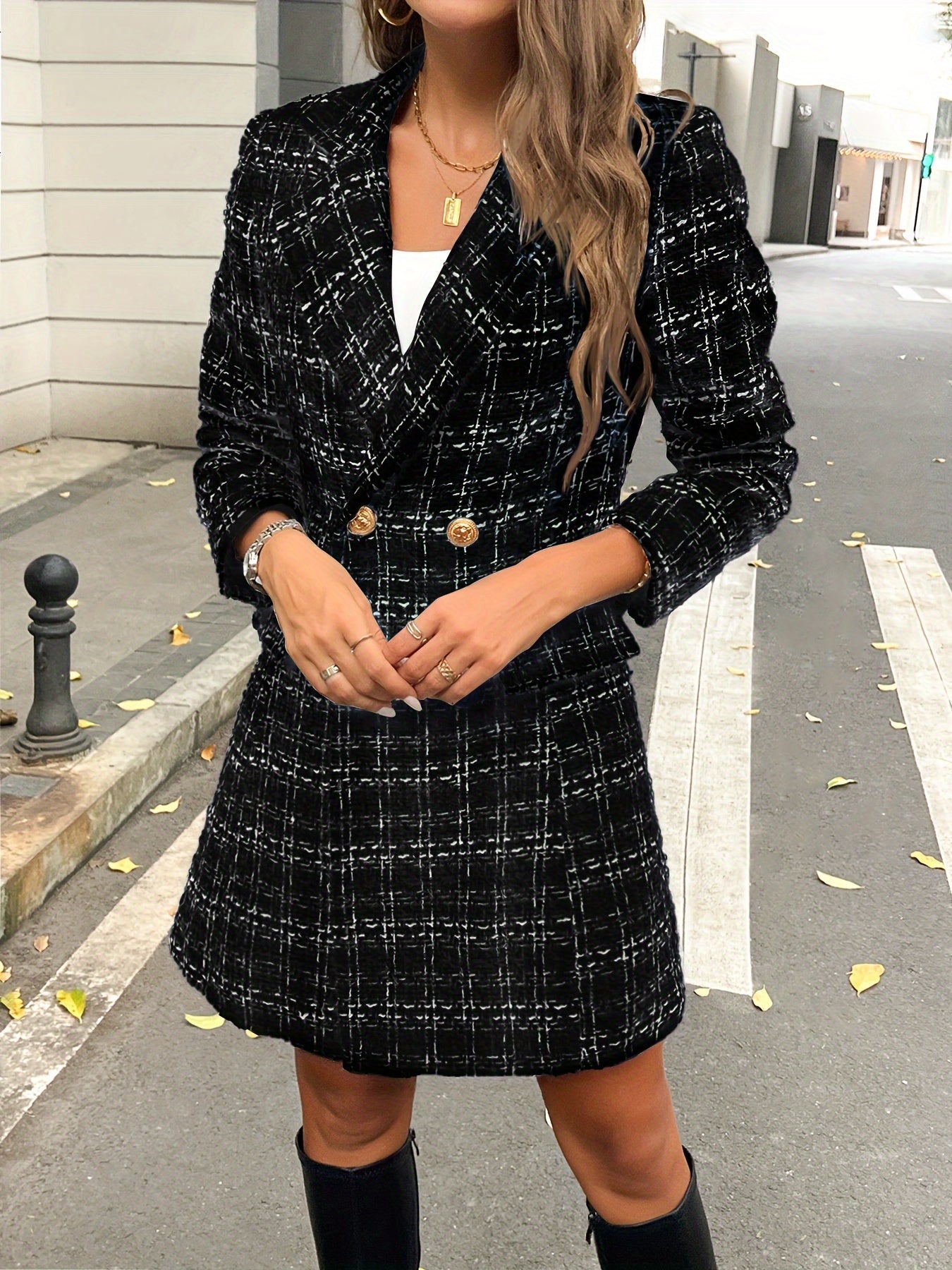 Élodie™ | Classic Check Blazer