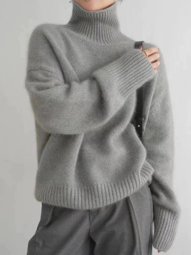 Lordina ® | High Neck Cashmere Sweater