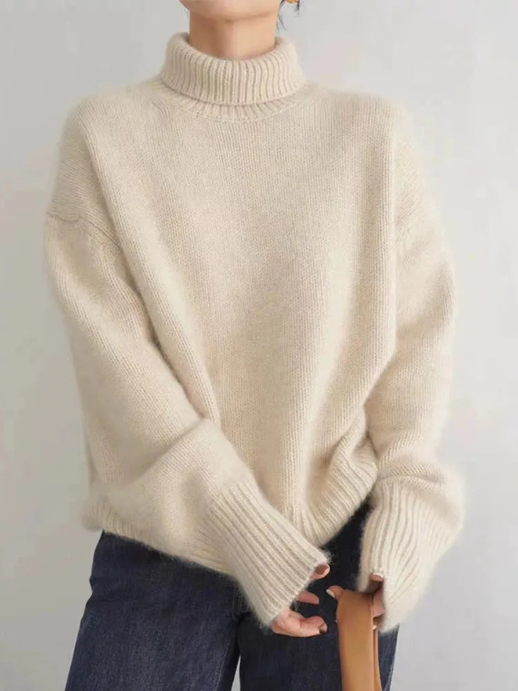 Lordina ® | High Neck Cashmere Sweater