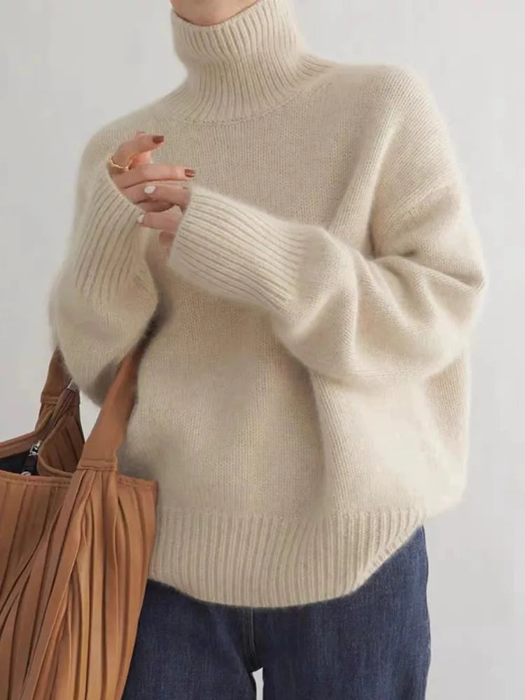 Lordina ® | High Neck Cashmere Sweater