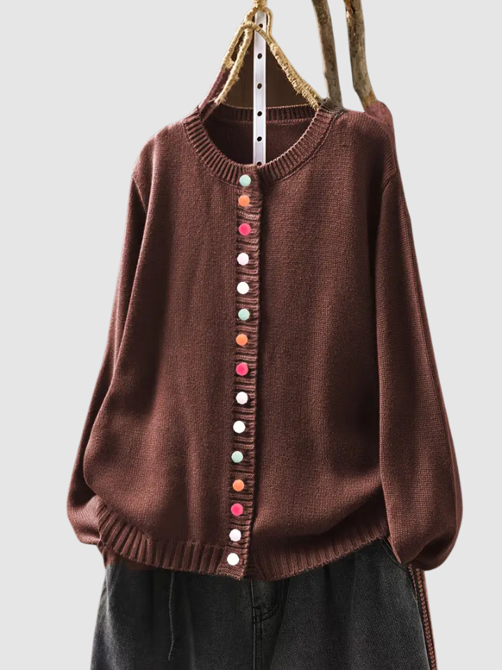 Grace | Knitted Button Cardigan