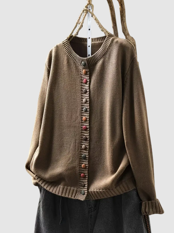 Grace | Knitted Button Cardigan