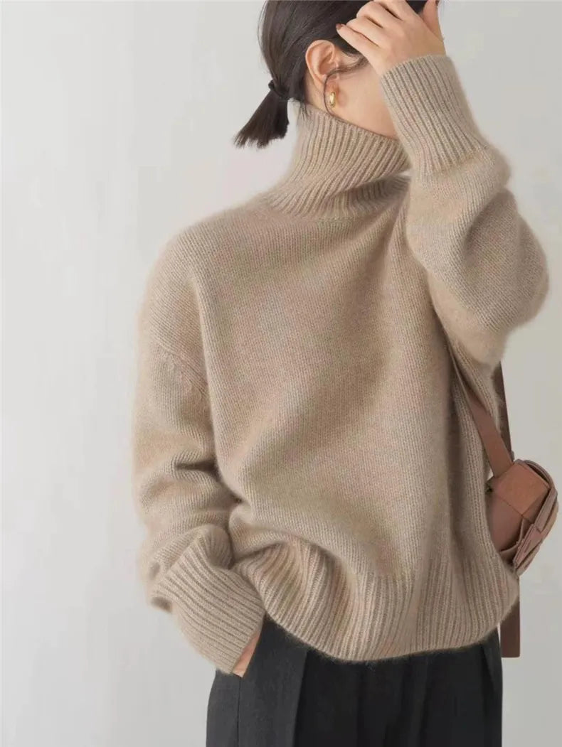 Lordina ® | High Neck Cashmere Sweater