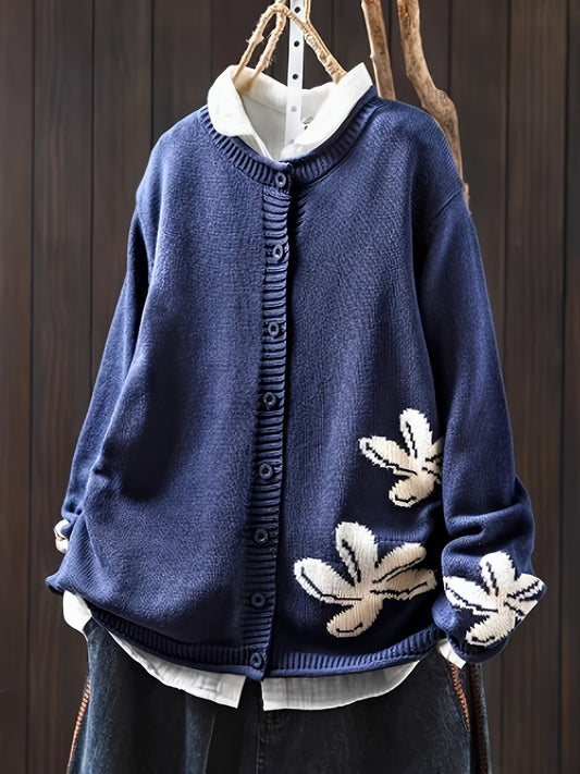 Seria | Floral Knitted Cardigan