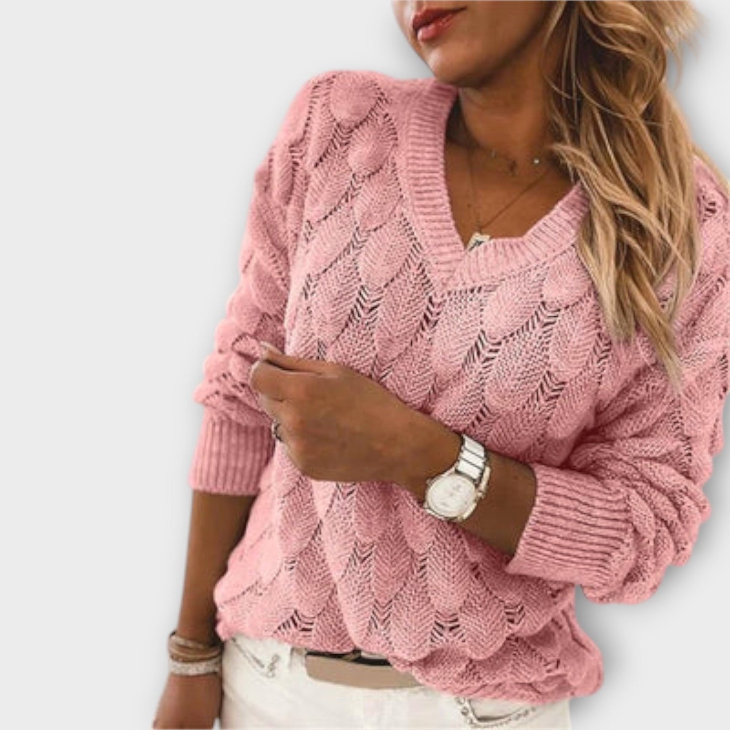Noemier - Sweater with V-Neck