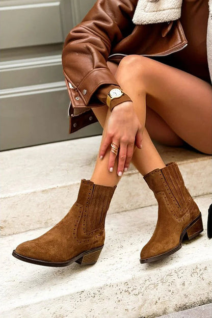 Adèle™ | Slim Heel Ankle Boots