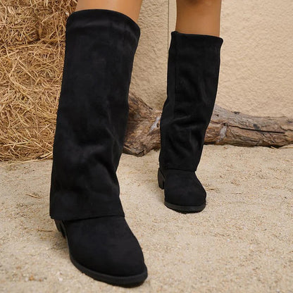 Noémie™ | High Suede Boots