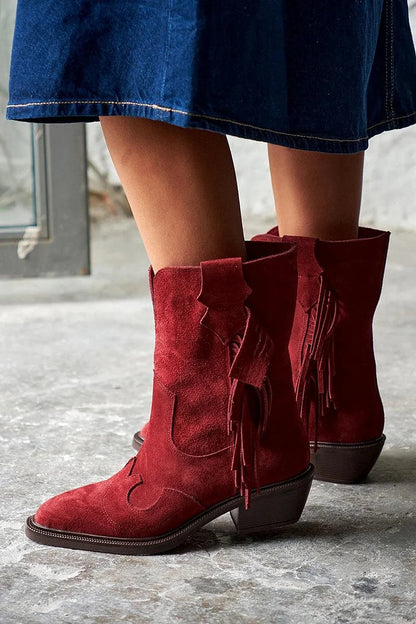 Ariane™ | Western Style Ankle Boots