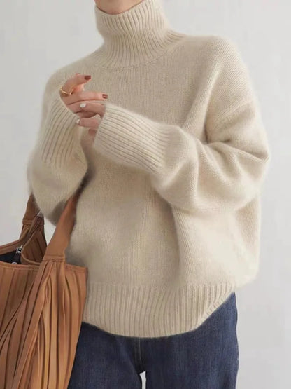 Lordina ® | High Neck Cashmere Sweater