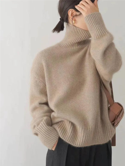 Lordina ® | High Neck Cashmere Sweater