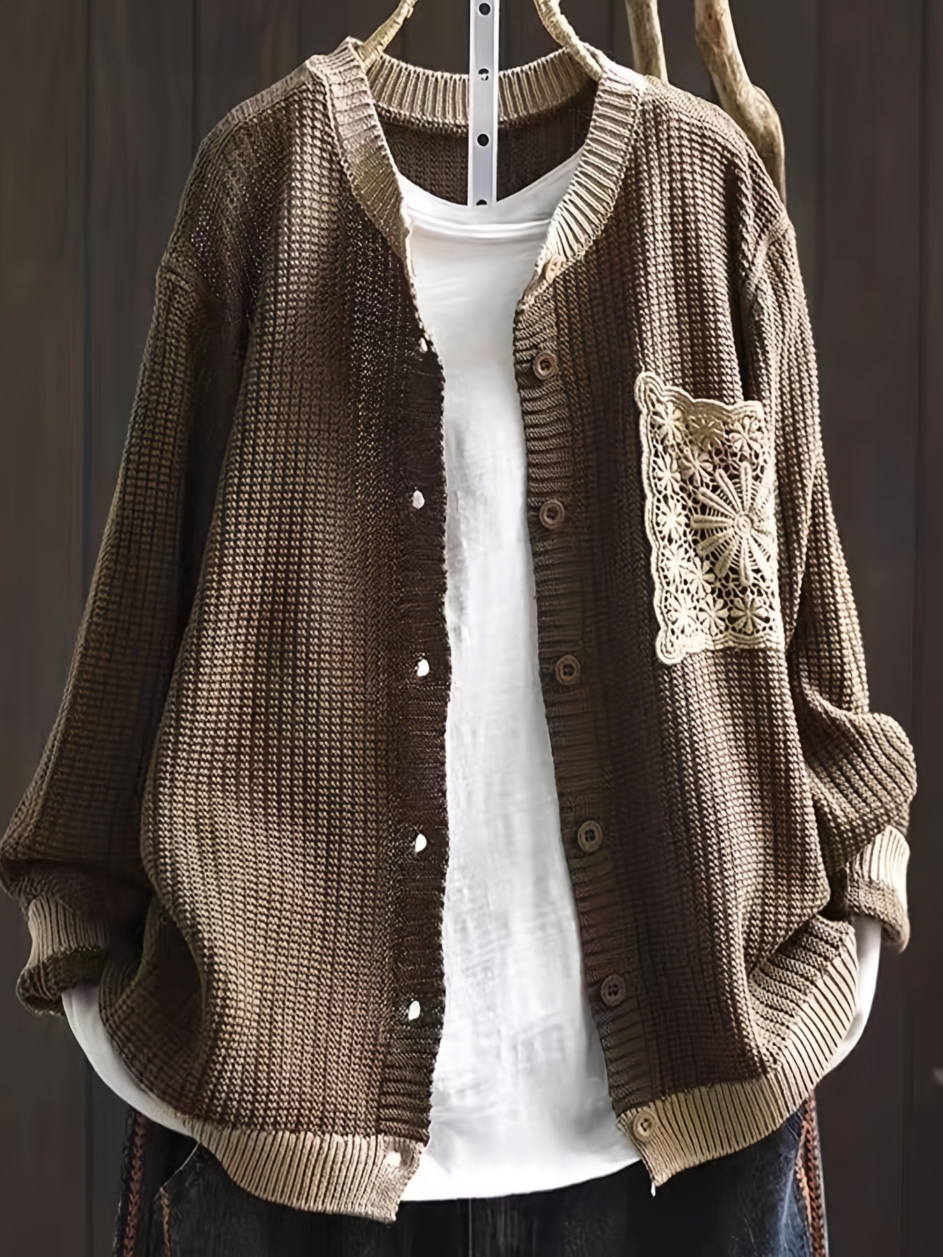 Maricel | Knitted Pocket Cardigan