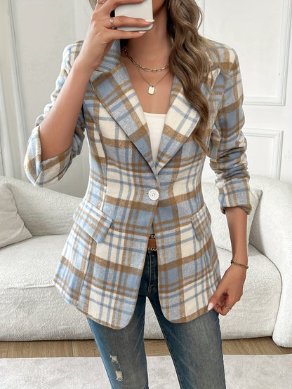 Manon™ | Chic Checked Blazer